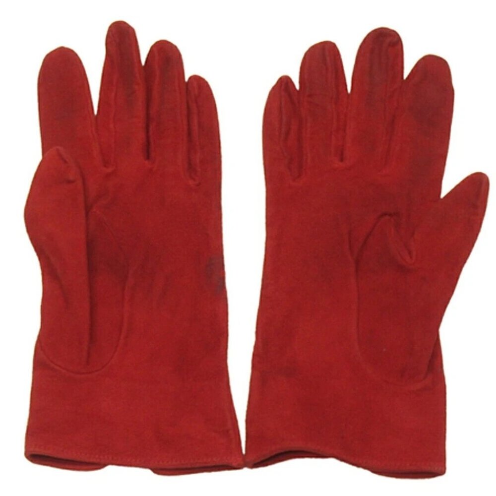 CHANEL gloves Red Women Authentic secondhand - Picture 1 of 10